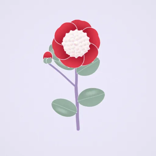 唐子咲山茶