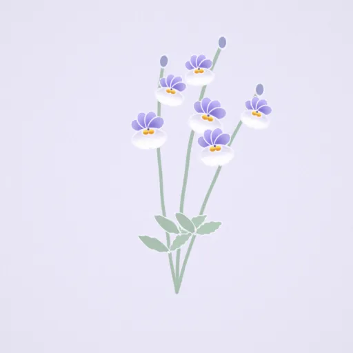 龍面花